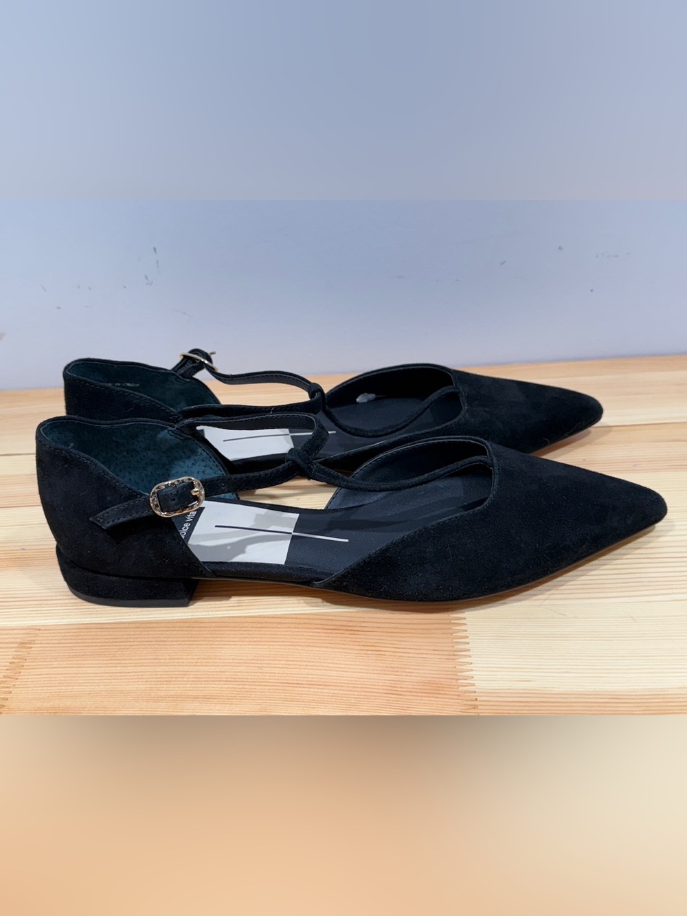 Dolce Vita Peaty T-Strap Pointed Toe Flats - Size 7 - NWOB - Picture 15 of 16